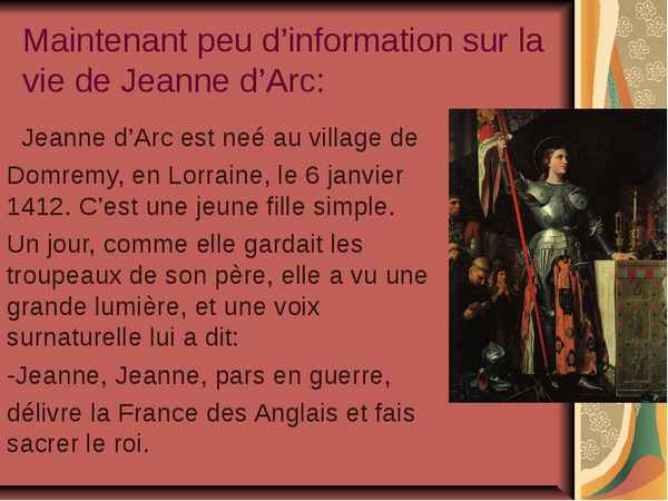 
    Интегрированный урок (история + французский язык) по типу "урок-погружение". Тема: "Жанна д'Арк — миф или реальность?"

      