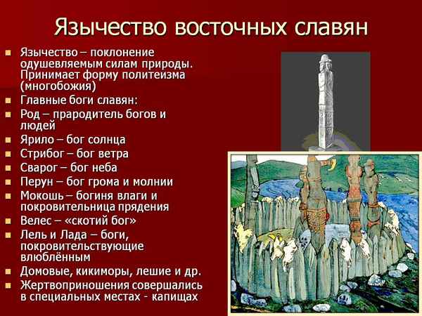 
    Особенности дохристианского язычества восточных славян

      