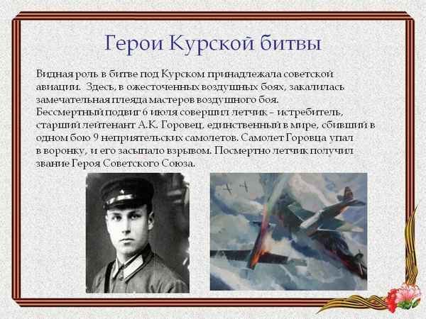 
    Урок истории на тему "Герои Курской битвы"

      